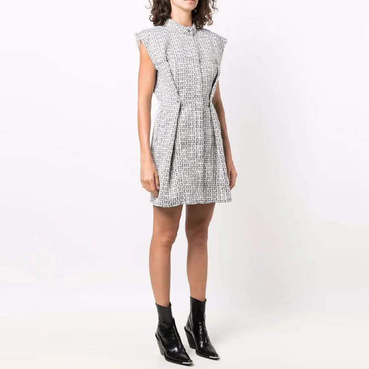 Givenchy Sleeveless Dresses Women's White-2