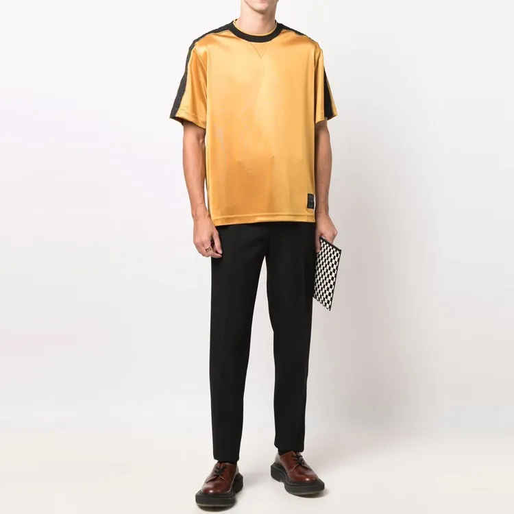 FENDI T-Shirts Men Yellow-1