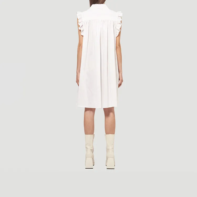 MM6 Maison Margiela Sleeveless Dresses Women's White-2