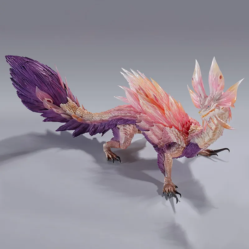 BANDAI S.H.MonsterArts Monster Hunter Characters, Foxy Dragon, Length 31cm Action Figures-3