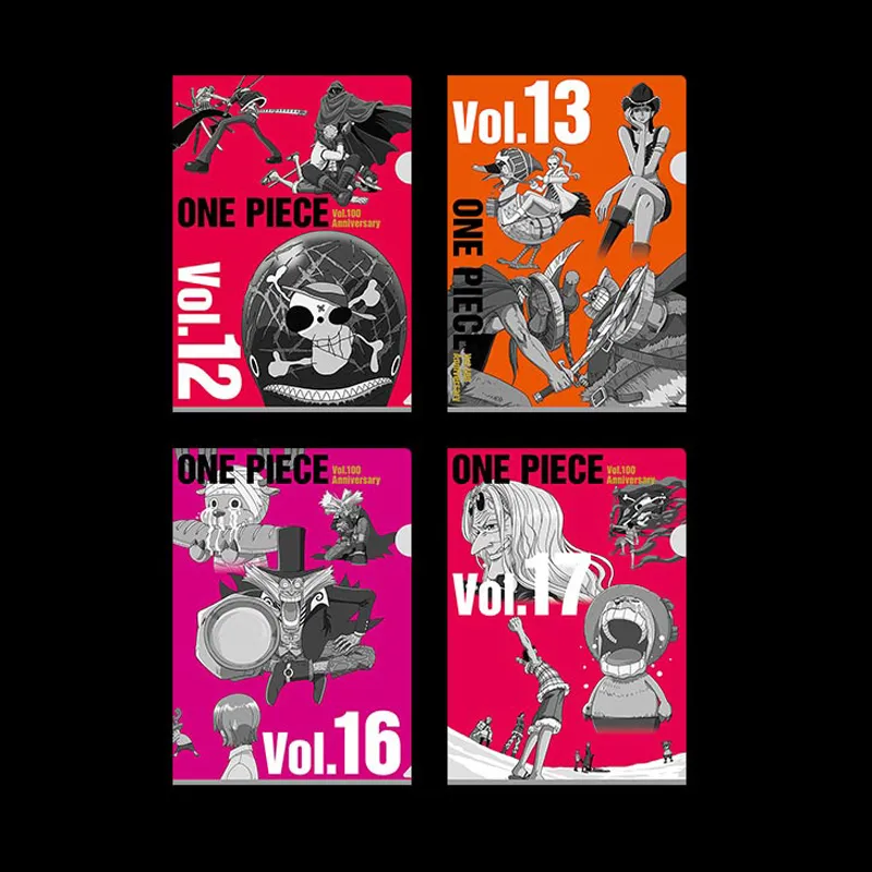 BANDAI One Piece Character Ichiban Kuji Vol.100 Anniversary Memorial Day N Reward Multicolor Folder Anime Merchandise-2