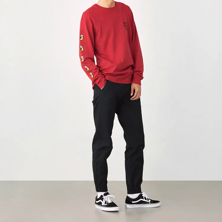 Vans Simpson Crossover T Shirts Men Red-2