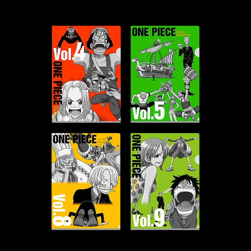 BANDAI One Piece Character Ichiban Kuji Vol.100 Anniversary Memorial Day N Reward Multicolor Folder Anime Merchandise-3