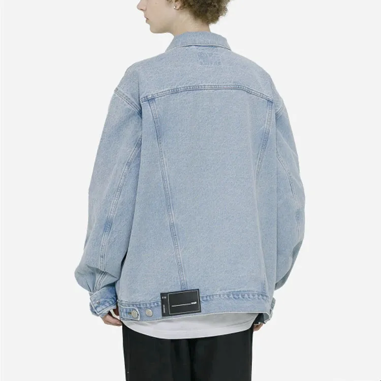 WE11DONE Ice Oversized Denim Jacket-3