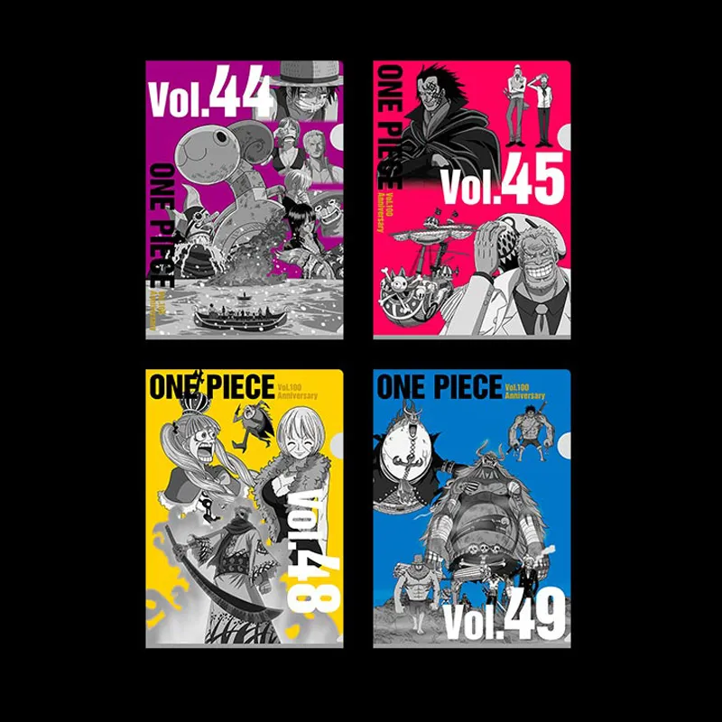 BANDAI One Piece Character Ichiban Kuji Vol.100 Anniversary Memorial Day N Reward Multicolor Folder Anime Merchandise-4