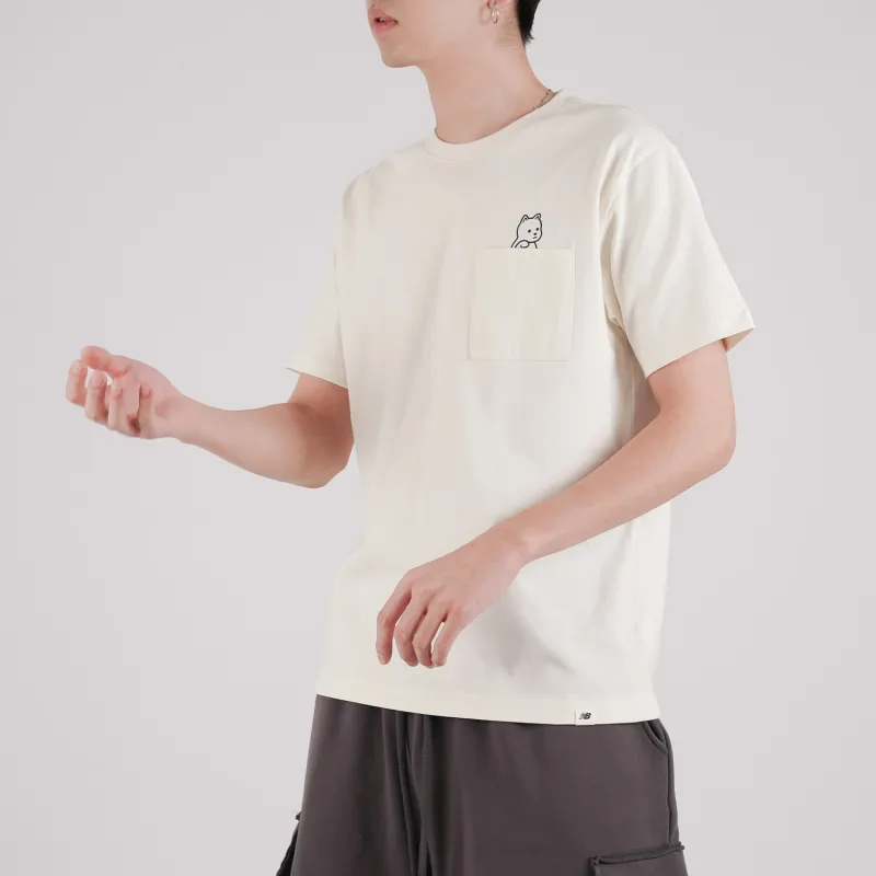 New Balance x Noritake Set in Sleeve T Shirt Unisex White-5
