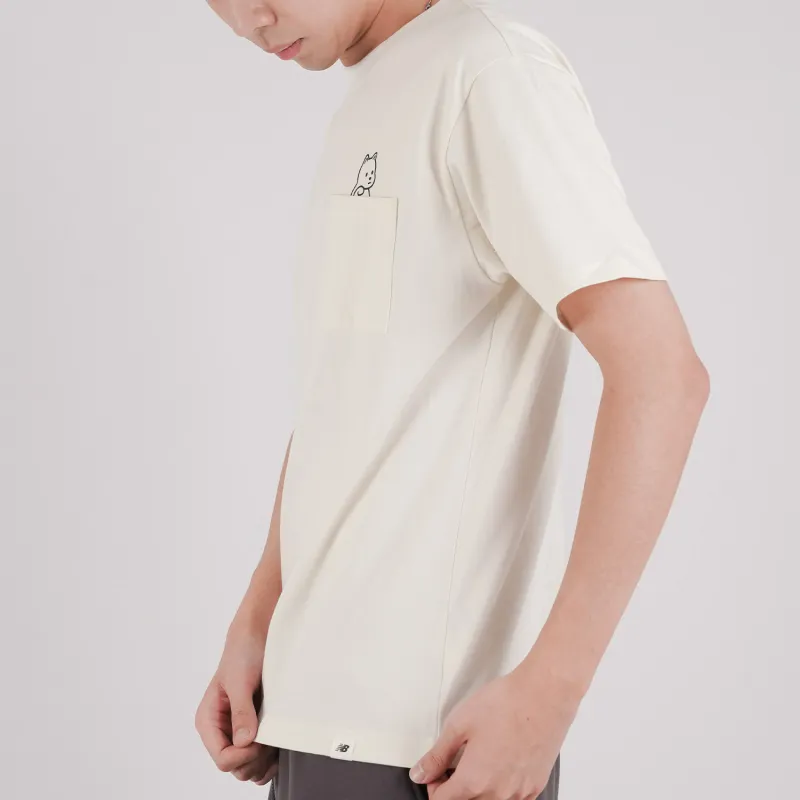 New Balance x Noritake Set in Sleeve T Shirt Unisex White-4