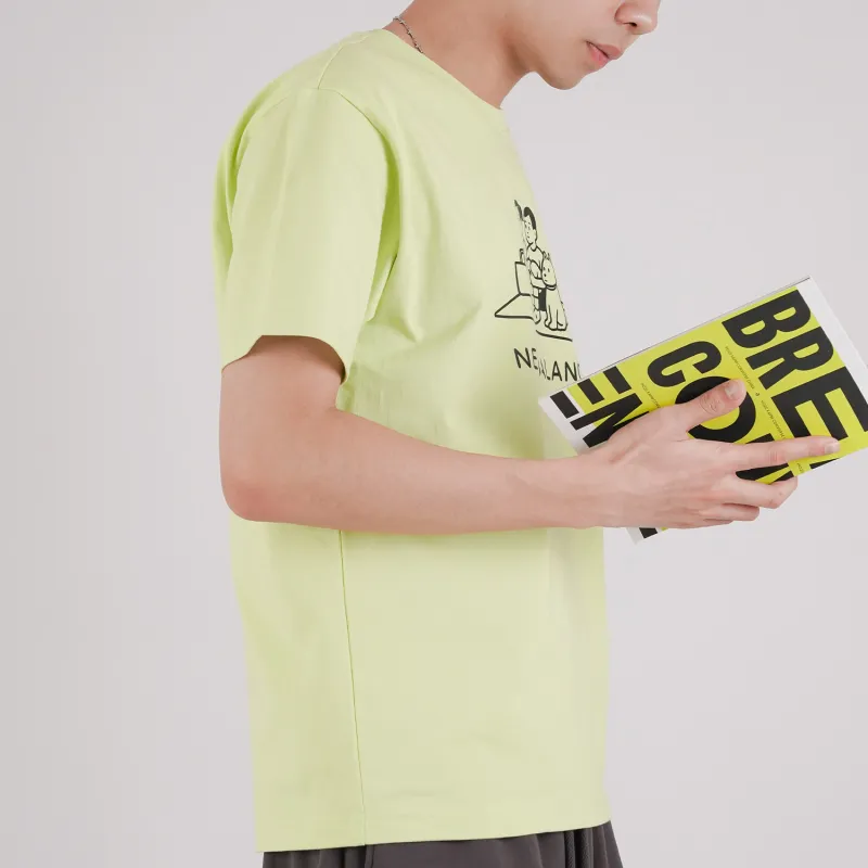 New Balance x Noritake Set in Sleeve T Shirt Unisex Green-5