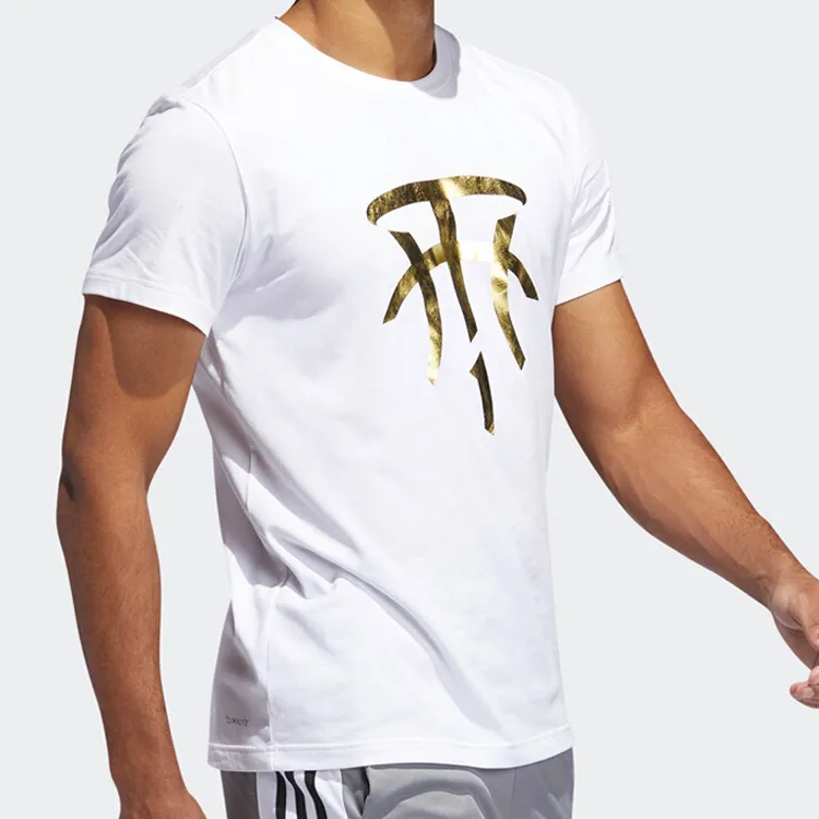 Adidas T Shirts Men White-3