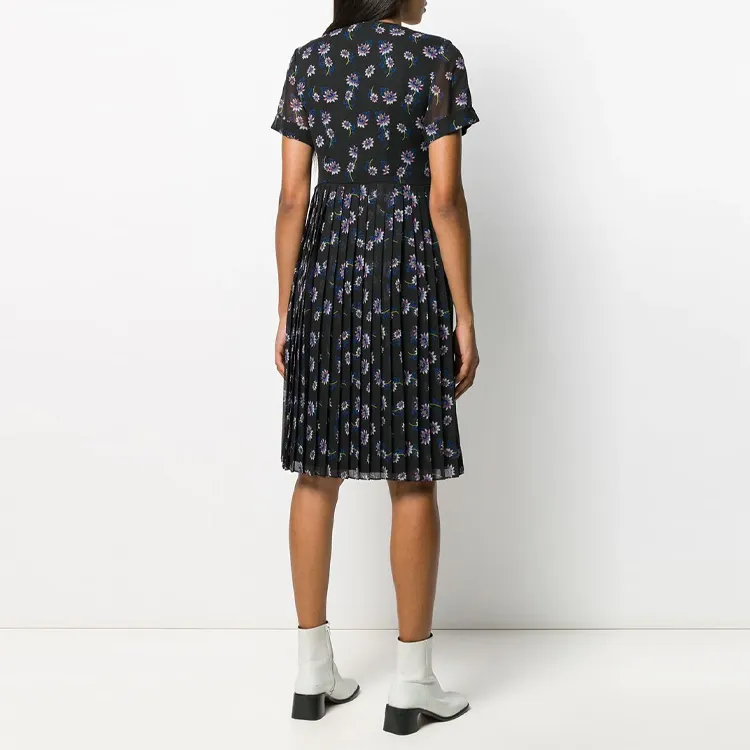 KENZO Short Sleeved Dresses Women's Black-2