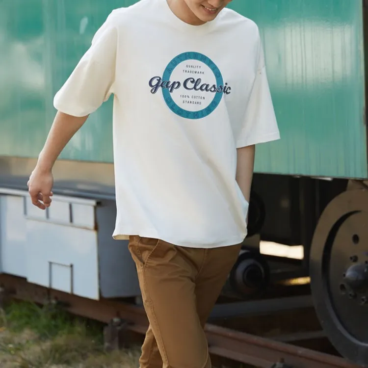 GAP T Shirts Unisex Beige-2