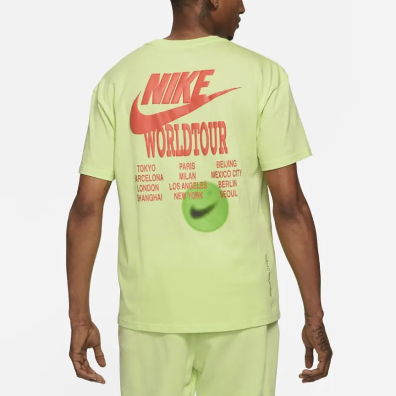 Nike T Shirts Men Green-4