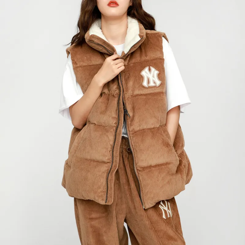 MLB New York Yankees Vest Unisex Khaki-3