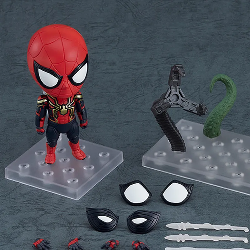 GSC Spider Man Nendoroid No.1917 'The Hero Without A Return' Chibi Figures 10cm-5