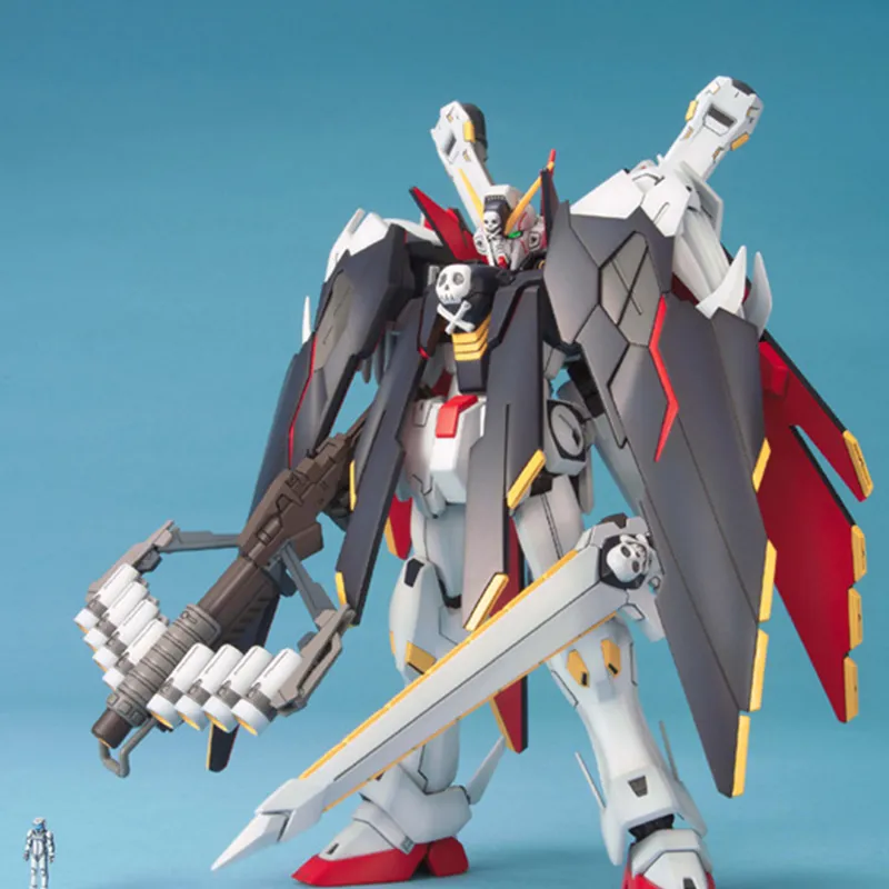 BANDAI MG 1 100 Crossbone Gundam Full Equipment Fullcloth Model Kits 18cm-4