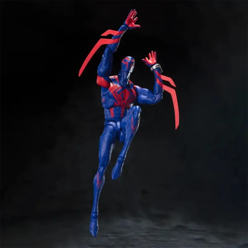 BANDAI SHF Spider Man  Parallel Universe 2 Spider Man 2099 PB Limited Assembled Models 17.8cm-5