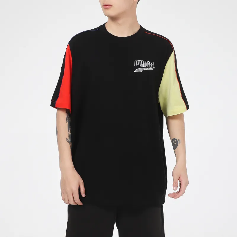 PUMA Set-in Sleeve T-Shirt Men's Black-2