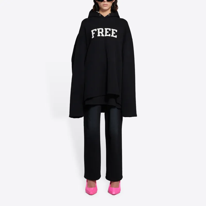 Balenciaga Free Embroidered No Rib Hoodie-2