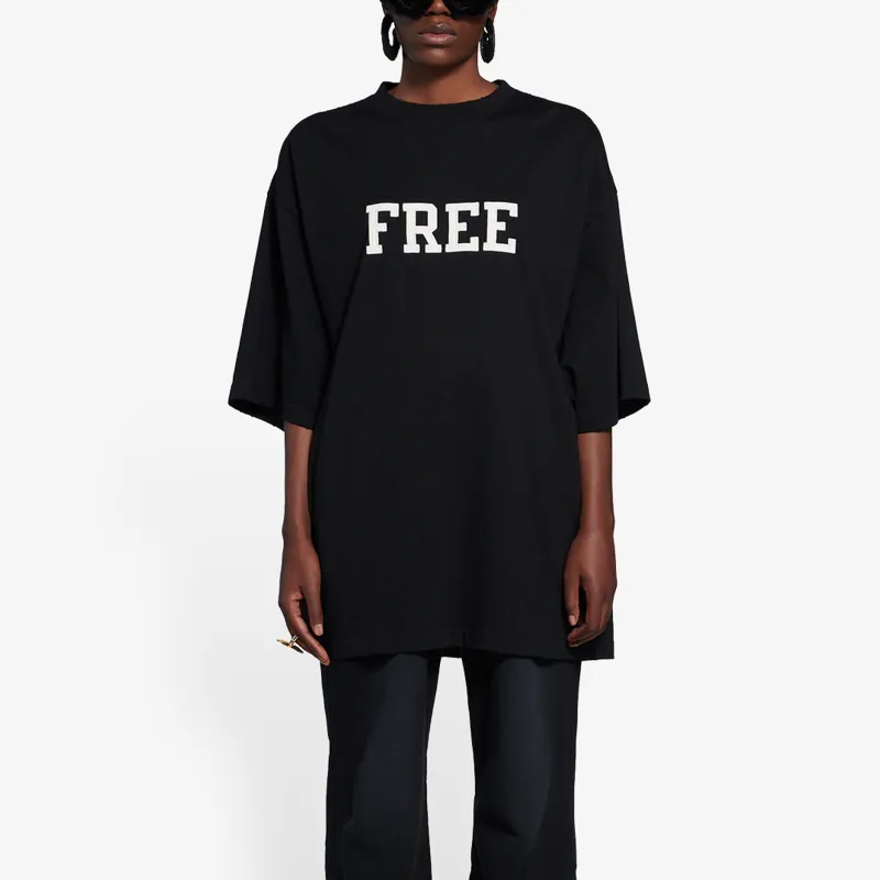 Balenciaga Wide Fit Free T Shirt-4