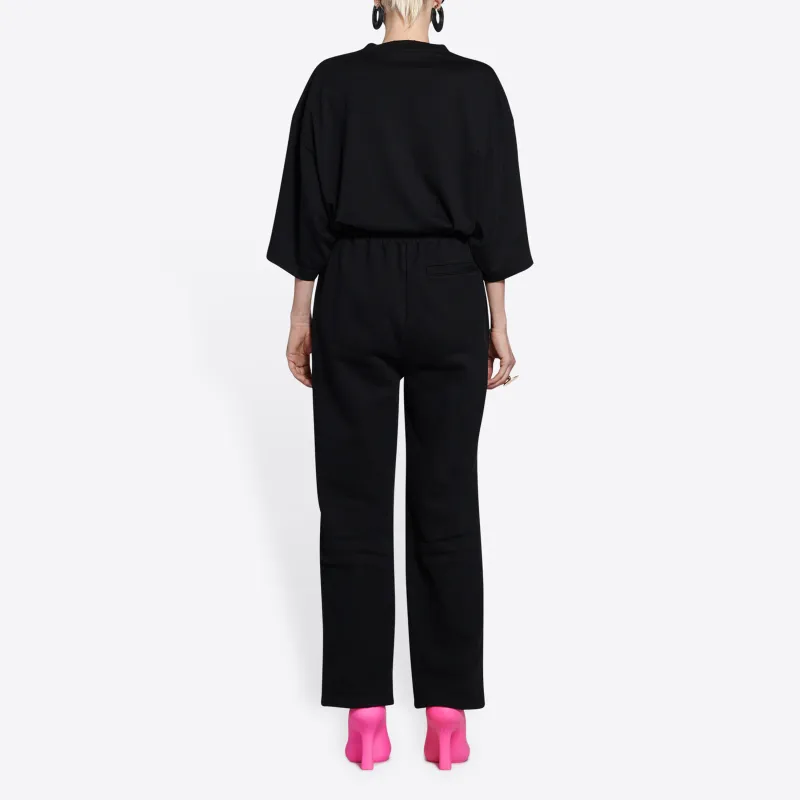 Balenciaga Knitted Sweatpants Regular Fit Women's Black-3