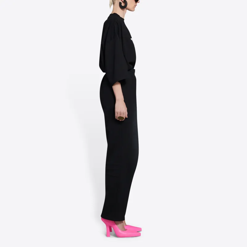 Balenciaga Knitted Sweatpants Regular Fit Women's Black-4
