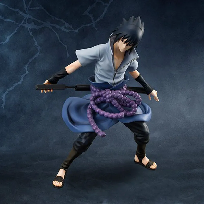 MegaHouse Naruto Shippuden G.E.M. Series Sasuke Uchiha Figure Purple-4