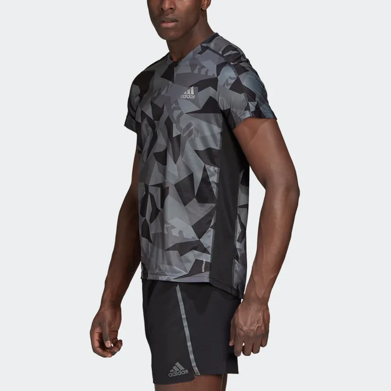 Adidas T Shirt Asia Version Men's Gray-4