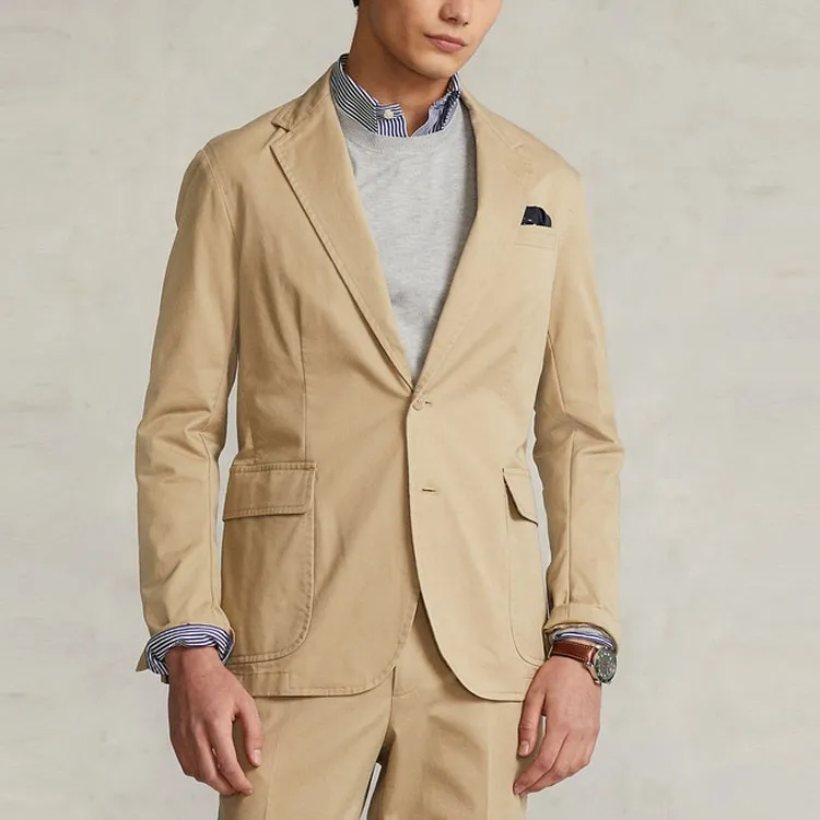 Polo Ralph Lauren SS22 Business Suits Coats Men's Brown-2