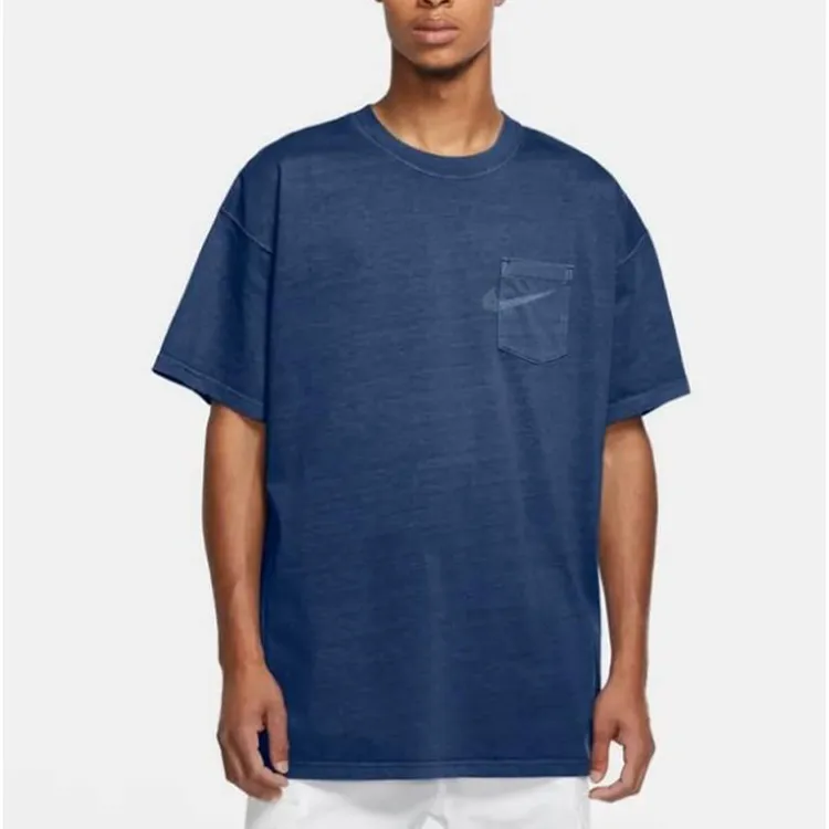 Nike Set in Sleeve T Shirt Men's Navy Blue-3