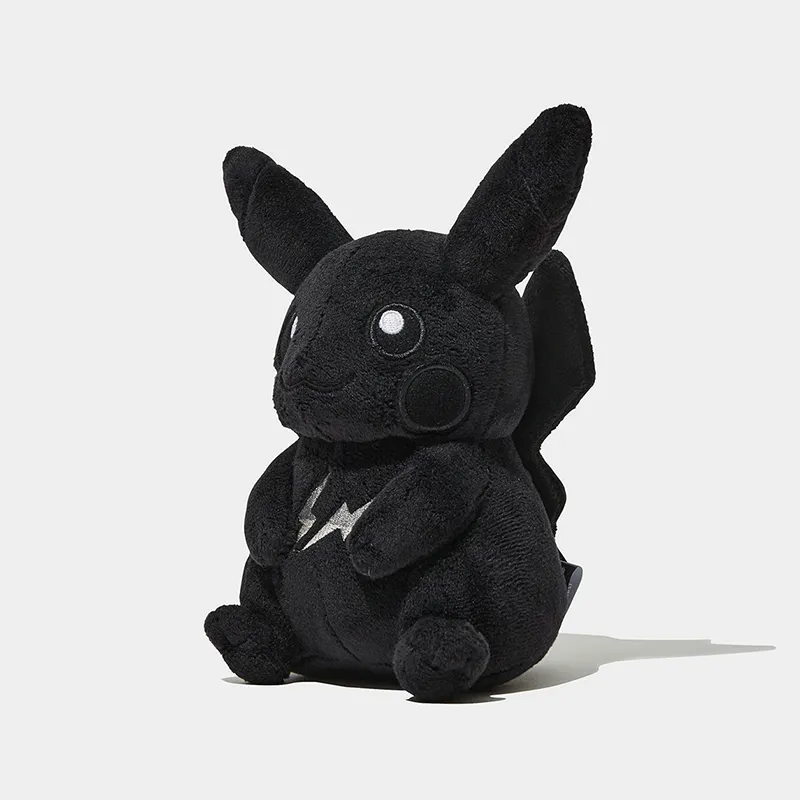 Fragment Design X Pokemon Pikachu Thunderbolt Project X Sequence Miyashita Park Plush Doll Black L-1
