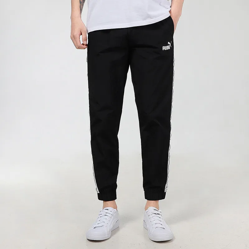 PUMA Knitted Sweatpants Men's Black-4