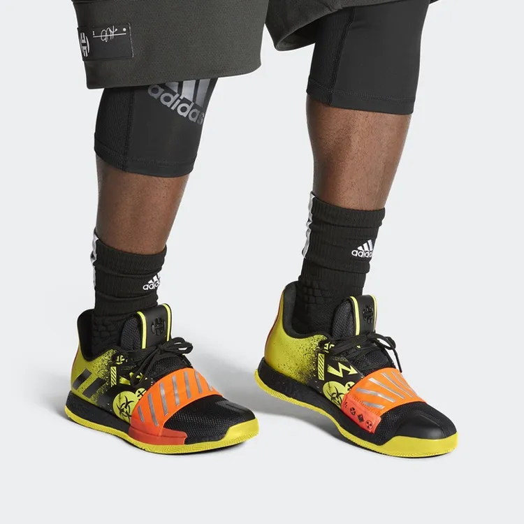 Adidas Harden Vol. 3 Radioactive Black Sole-6