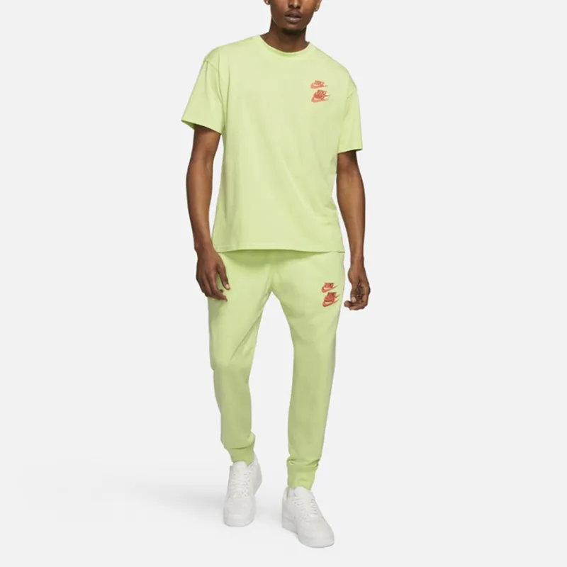 Nike T Shirts Men Green-2