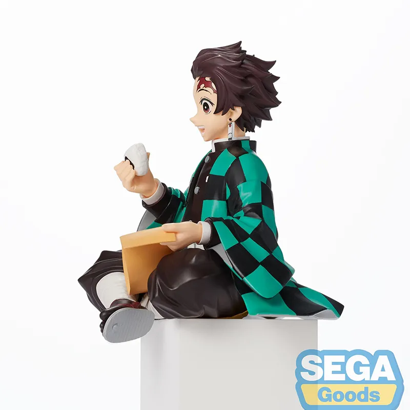SEGA Demon Slayer Kimetsu No Yaiba Tanjiro Kamado Premium Perching Action Figure Black & Green-1