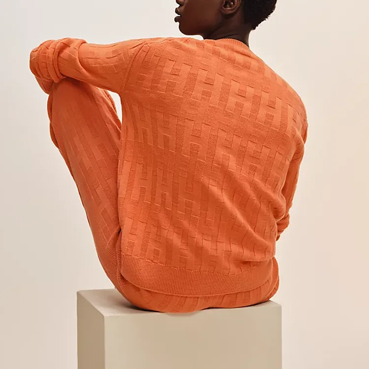 HERMES Sweaters Women's Orange-2
