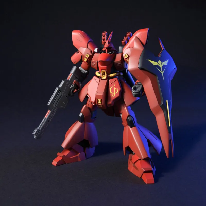 BANDAI HG Collection 1 144 Sazabi Mobile Suit Gundam, Xia Yu's Rise Red Model Kits 13cm-4