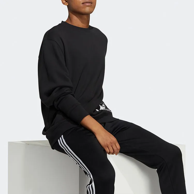 Adidas Originals Bear Crew Sweatshirts Men Black-2