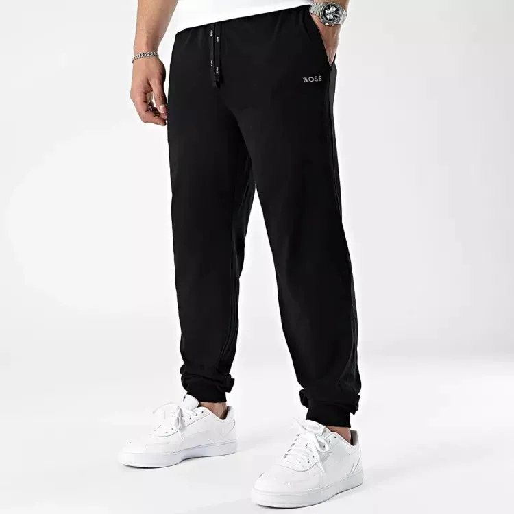 HUGO BOSS Knitted Sweatpants Men's Black-2
