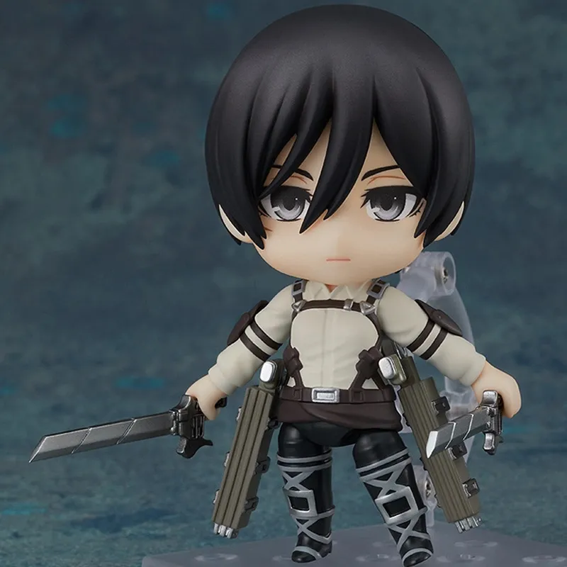 GSC Clay Figure No.2001 Attack On Titan, Final Season, Mikasa Ackerman Chibi Figures 10cm-1