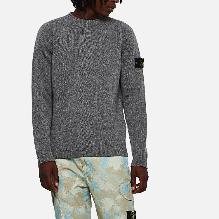 STONE ISLAND Sweaters Men Gray-2