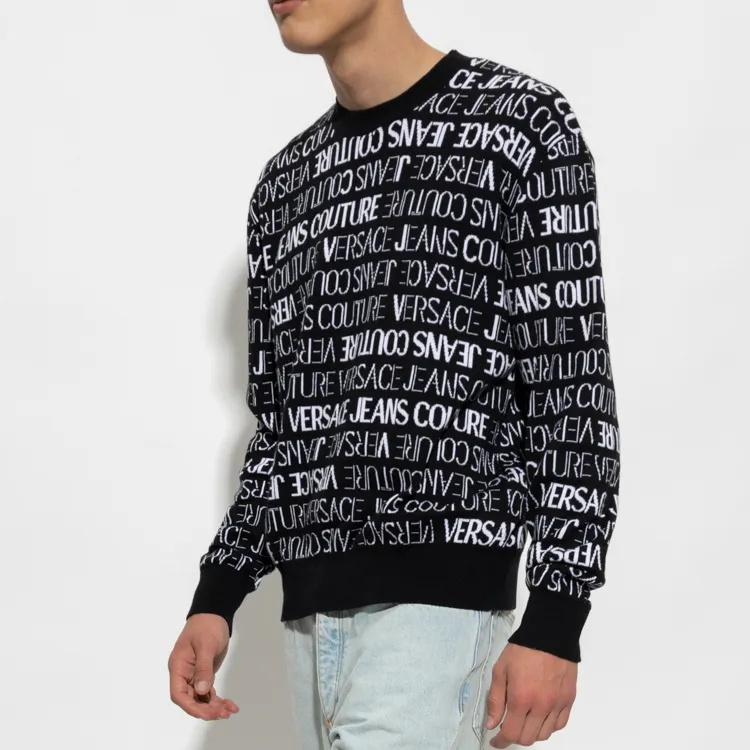 VERSACE JEANS COUTURE Sweaters Men Black-3
