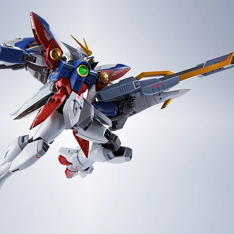 BANDAI Metal Robot Spirits New Mobile Report Gundam Wing Side Ms Wing Gundam Zero Figure White-7