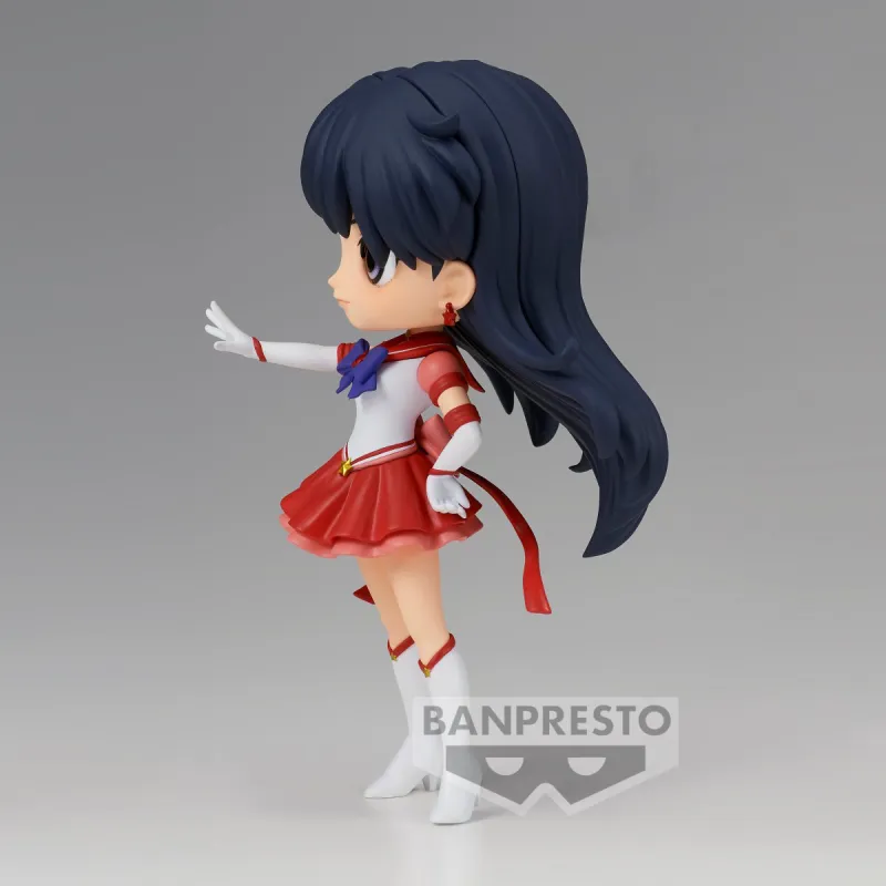 BANPRESTO Qposket Collection Sailor Moon Cosmos Timeless Sailor Mars Version A Chibi Figures 14cm-4