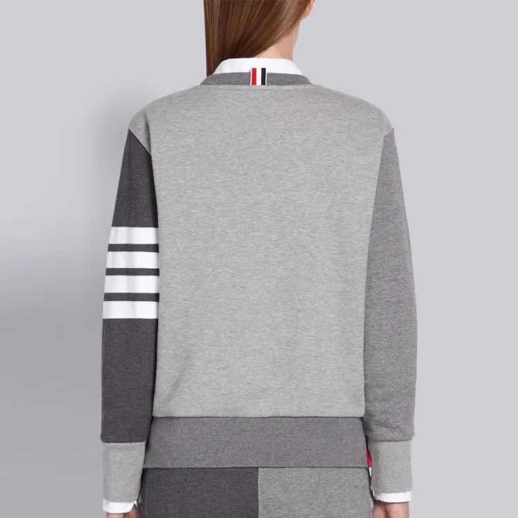 THOM BROWNE 4 Bar Crewneck Sweatshirt-4