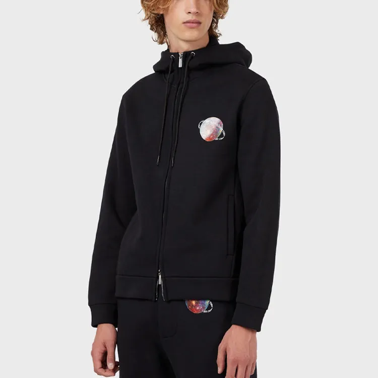 EMPORIO ARMANI Sweatshirts Men Black-2