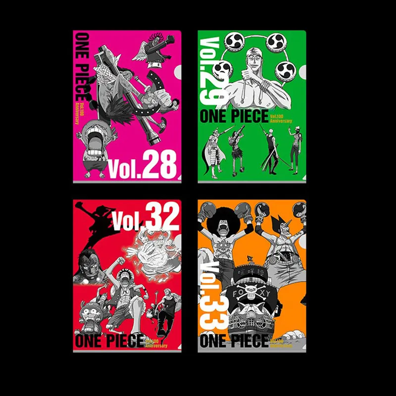 BANDAI One Piece Character Ichiban Kuji Vol.100 Anniversary Memorial Day N Reward Multicolor Folder Anime Merchandise-6