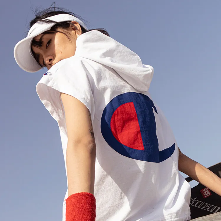 Champion T-Shirt Women's White Japan Version-3