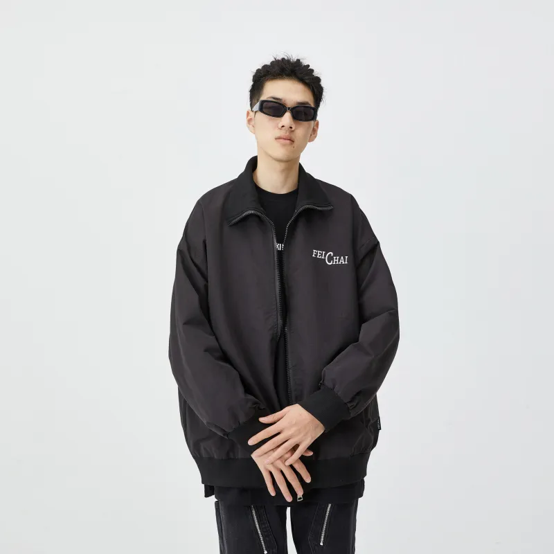 FEICHAI Loose Fit Coach Jacket Unisex-2