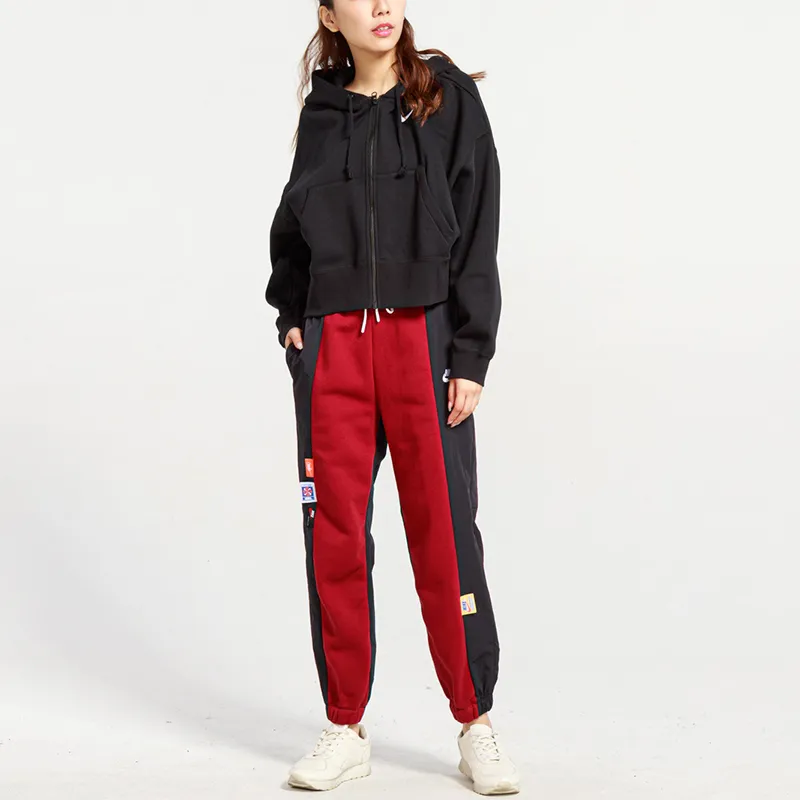 Nike Cropped Coats Women's Black-4