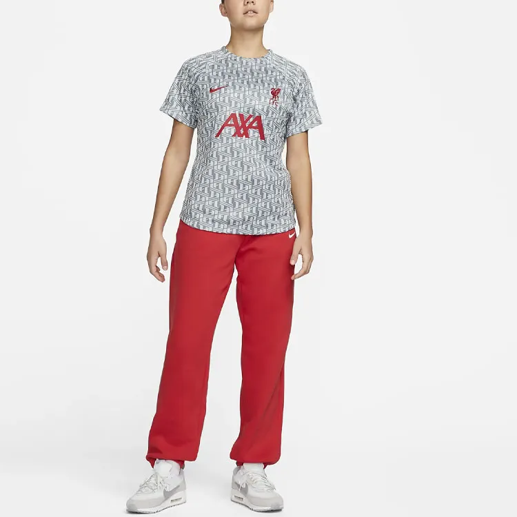 Nike T-Shirts Women's Silvery White-2
